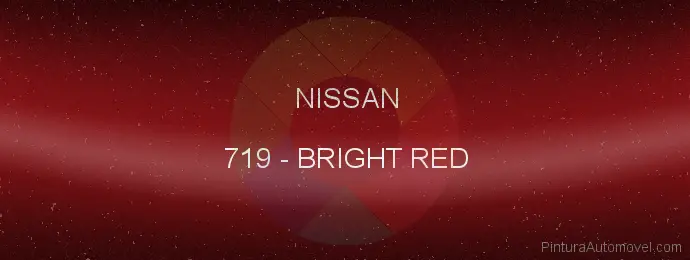 Pintura Nissan 719 Bright Red