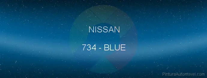 Pintura Nissan 734 Blue