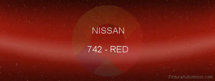 Pintura Nissan 742 Red