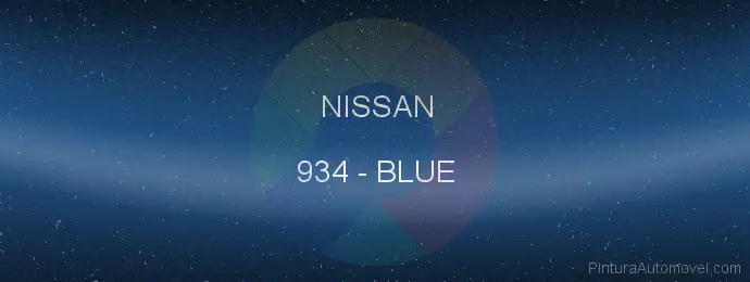 Pintura Nissan 934 Blue