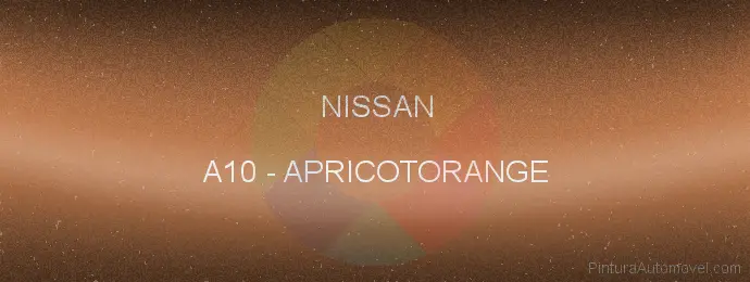 Pintura Nissan A10 Apricotorange