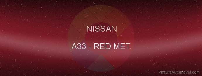 Pintura Nissan A33 Red Met.