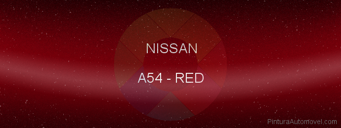 Pintura Nissan A54 Red