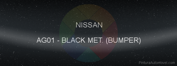 Pintura Nissan AG01 Black Met. (bumper)