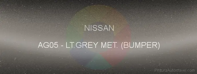 Pintura Nissan AG05 Lt.grey Met. (bumper)