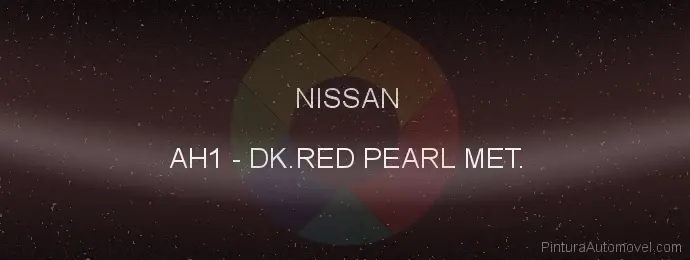 Pintura Nissan AH1 Dk.red Pearl Met.