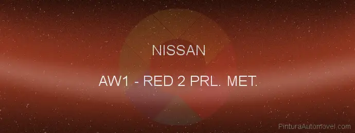 Pintura Nissan AW1 Red 2 Prl. Met.