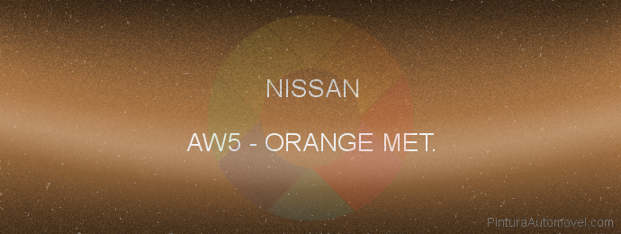 Pintura Nissan AW5 Orange Met.