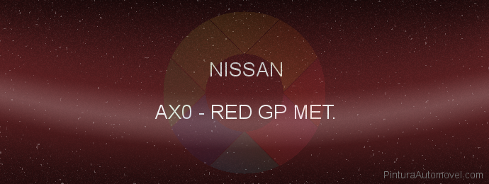 Pintura Nissan AX0 Red Gp Met.