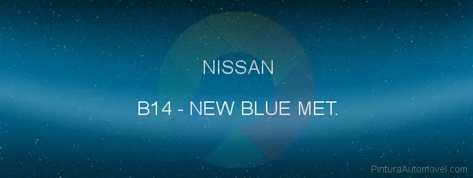 Pintura Nissan B14 New Blue Met.