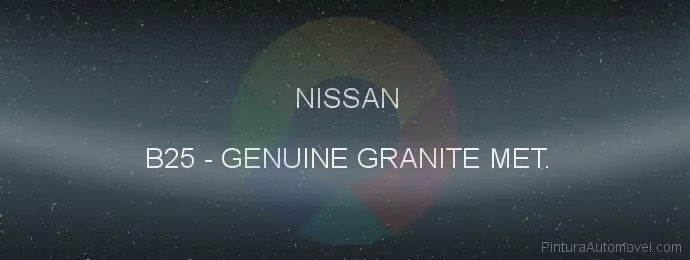 Pintura Nissan B25 Genuine Granite Met.