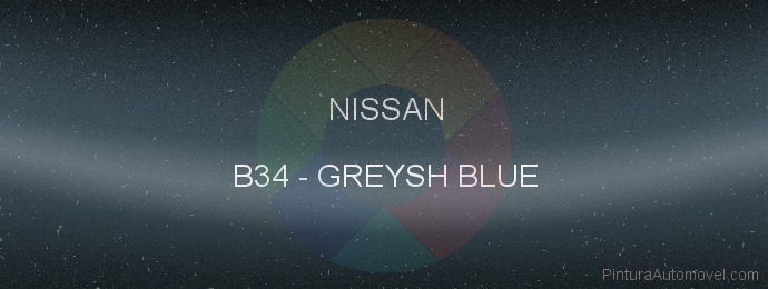 Pintura Nissan B34 Greysh Blue