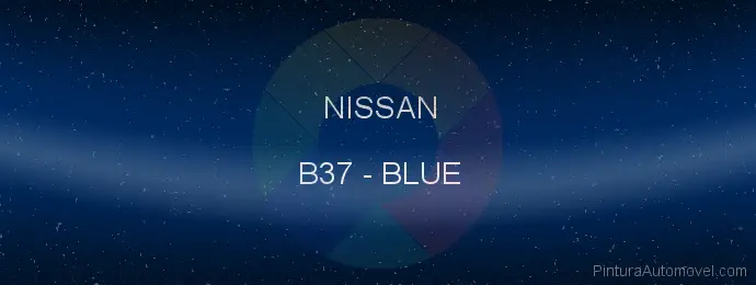 Pintura Nissan B37 Blue