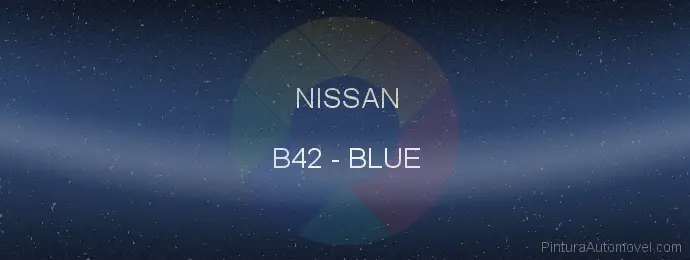 Pintura Nissan B42 Blue