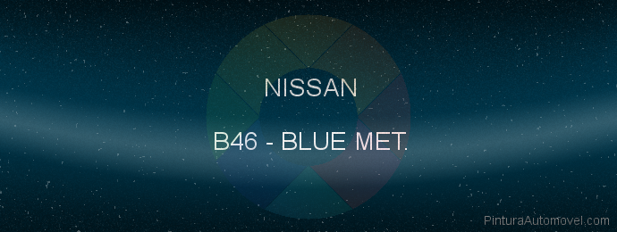 Pintura Nissan B46 Blue Met.