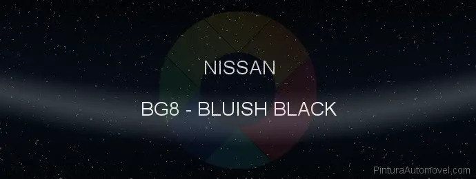 Pintura Nissan BG8 Bluish Black