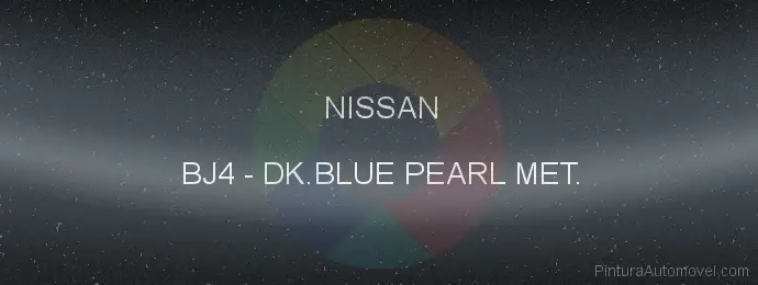 Pintura Nissan BJ4 Dk.blue Pearl Met.