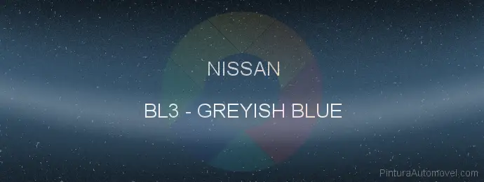 Pintura Nissan BL3 Greyish Blue