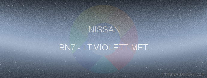 Pintura Nissan BN7 Lt.violett Met.