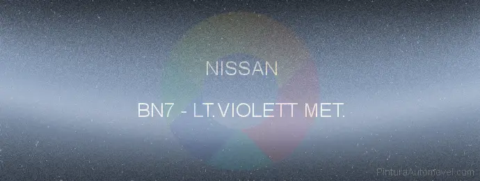 Pintura Nissan BN7 Lt.violett Met.