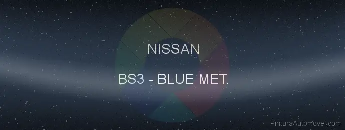 Pintura Nissan BS3 Blue Met.