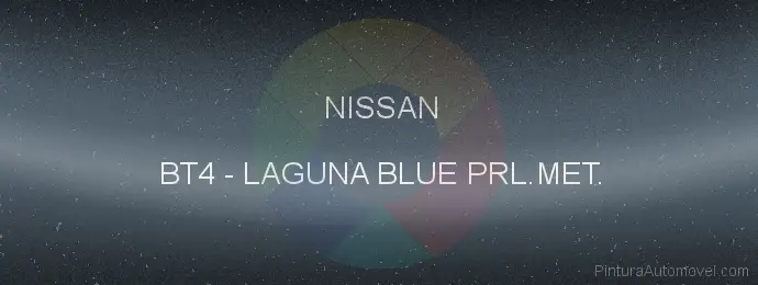 Pintura Nissan BT4 Laguna Blue Prl.met.