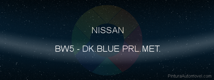Pintura Nissan BW5 Dk.blue Prl.met.