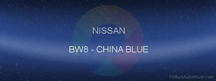 Pintura Nissan BW8 China Blue