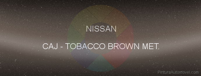 Pintura Nissan CAJ Tobacco Brown Met.