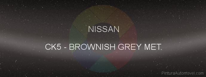 Pintura Nissan CK5 Brownish Grey Met.