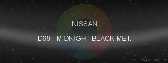 Pintura Nissan D68 Midnight Black Met.