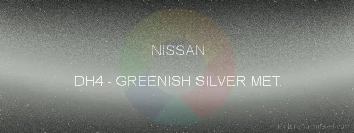 Pintura Nissan DH4 Greenish Silver Met.