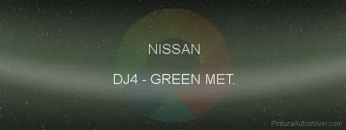 Pintura Nissan DJ4 Green Met.