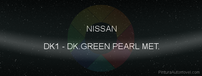 Pintura Nissan DK1 Dk.green Pearl Met.