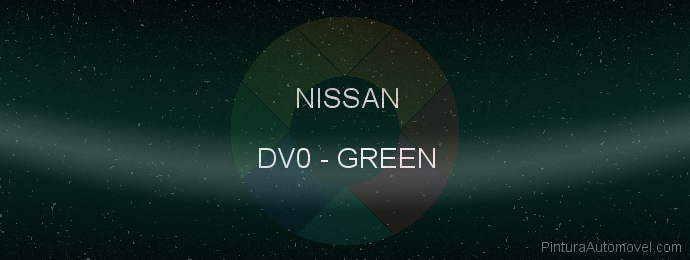 Pintura Nissan DV0 Green