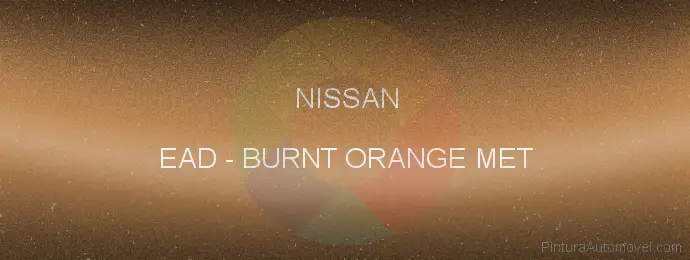 Pintura Nissan EAD Burnt Orange Met
