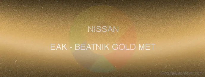 Pintura Nissan EAK Beatnik Gold Met