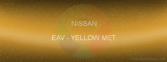 Pintura Nissan EAV Yellow Met.