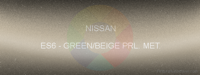 Pintura Nissan ES6 Green/beige Prl. Met.