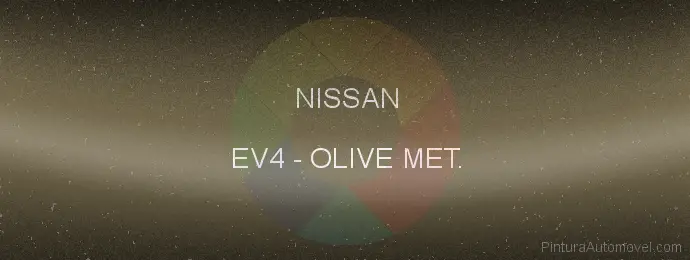 Pintura Nissan EV4 Olive Met.