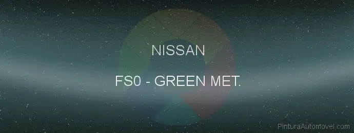 Pintura Nissan FS0 Green Met.