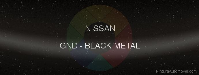 Pintura Nissan GND Black Metal