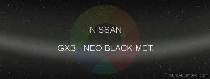 Pintura Nissan GXB Neo Black Met.