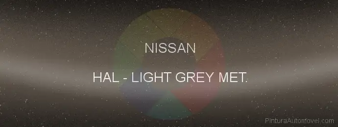 Pintura Nissan HAL Light Grey Met.