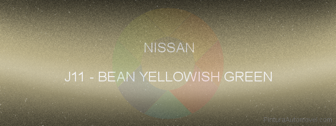 Pintura Nissan J11 Bean Yellowish Green