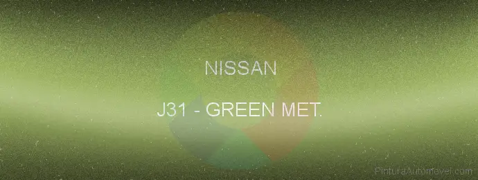 Pintura Nissan J31 Green Met.