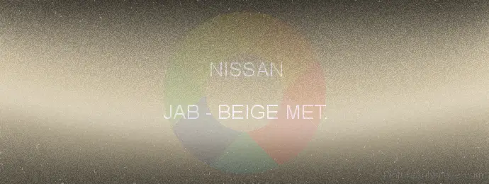 Pintura Nissan JAB Beige Met.