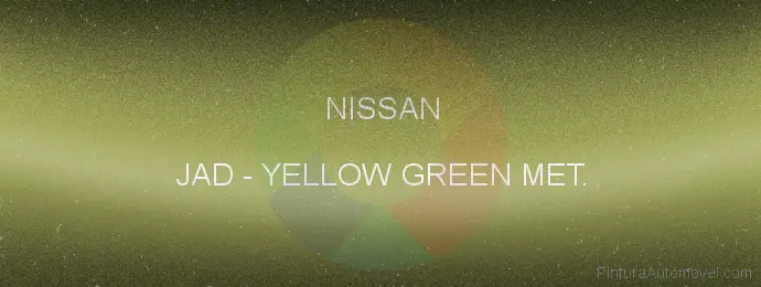 Pintura Nissan JAD Yellow Green Met.