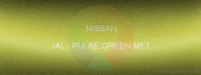 Pintura Nissan JAL Pulse Green Met.