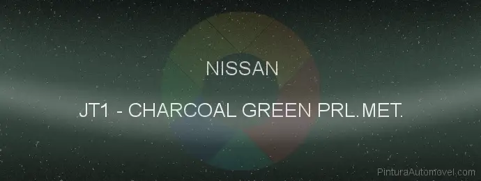 Pintura Nissan JT1 Charcoal Green Prl.met.